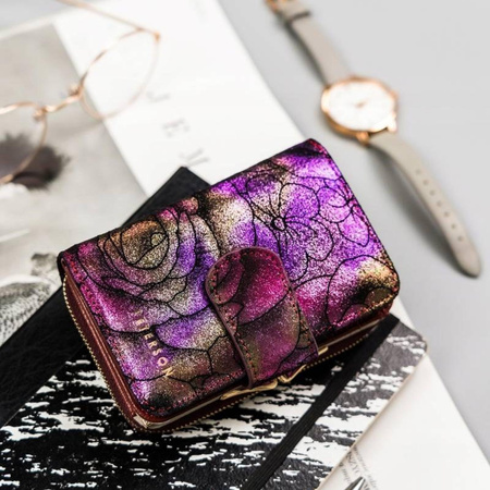 Portfel damski skóra naturalna skórzany Peterson