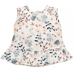 BLUZKA NA RAMIACZKACH SUMMER GARDEN ECRU 62