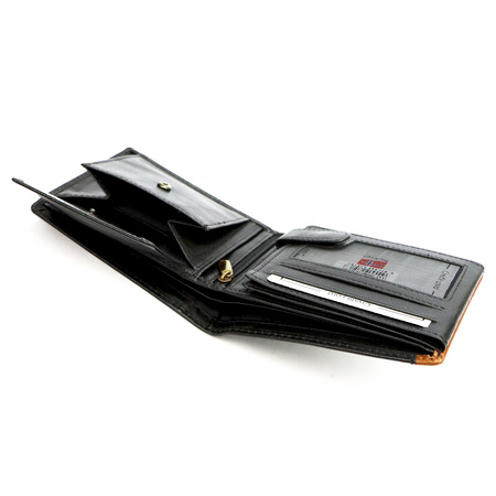 Portfel męski skórzany skóra naturalna Nordee