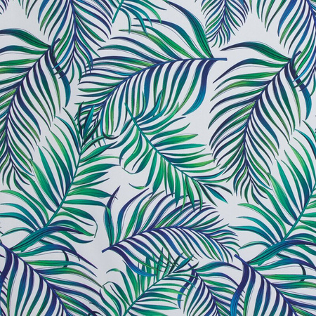 ZASŁONA GOTOWA D91 PALMS 02 140 X 250 CM BIAŁY