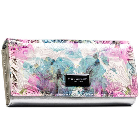 Portfel damski skóra naturalna skórzany Peterson 