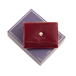 Portfel damski skórzany skóra naturalna Luxury