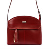 MiaMore torebka listonoszka skóra naturalna czerwony