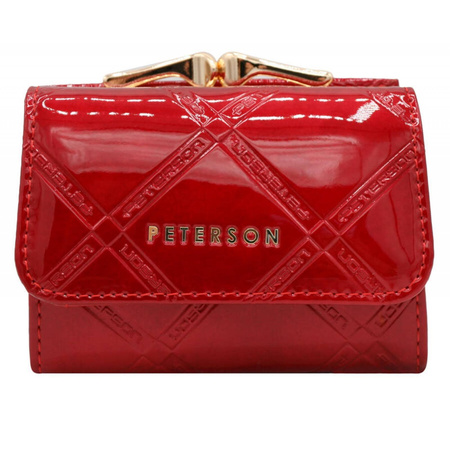 Portfel damski skórzany skóra naturalna Peterson