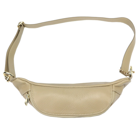 Torebka torebki skórzana saszetka nerka skóra naturalna Luka damska