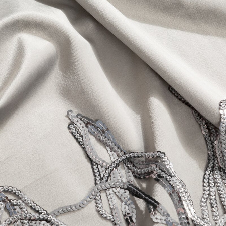 ZASŁONA GOTOWA JASPER 140 X 250 CM SREBRNY