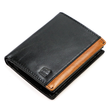 Portfel męski skórzany skóra naturalna Nordee