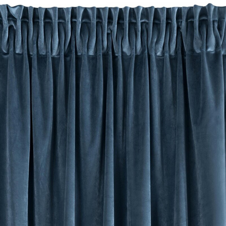 ZASŁONA GOTOWA VILLA NA TAŚMIE 140 X 270 CM GRANATOWY