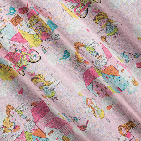 ZASŁONA GOTOWA POLLY 140 X 250 CM RÓŻOWY