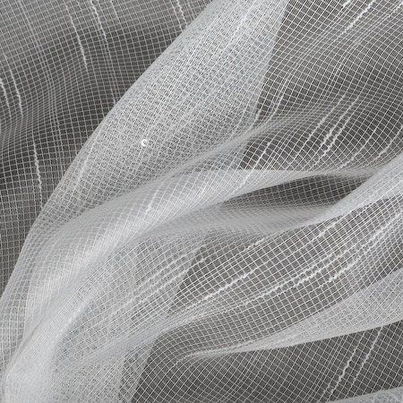 FIRANA GOTOWA NESSI 140 X 250 CM BIAŁY