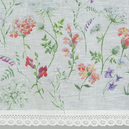 FIRANA GOTOWA SYLWIA NA TAŚMIE 150 X 60 CM BIAŁY