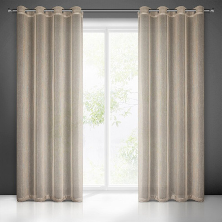 ZASŁONA GOTOWA ADELA 140 X 250 CM BEŻOWY