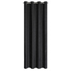 ZASŁONA GOTOWA ISLA 140 X 250 CM CZARNY
