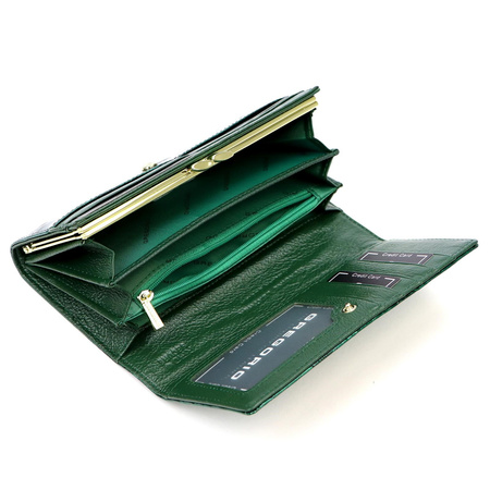 Portfel damski skórzany skóra naturalna Gregorio 