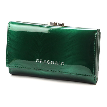 Portfel damski skóra naturalna skórzany Gregorio 
