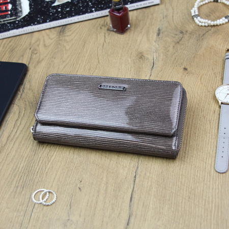 Portfel damski skórzany skóra naturalna Gregorio 