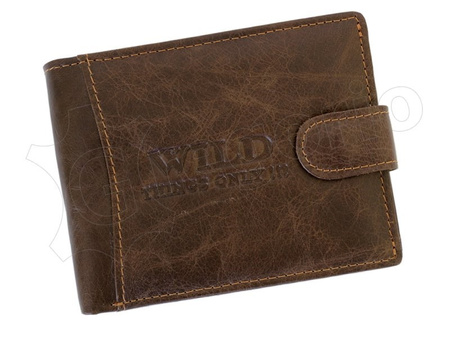 Portfel męski skórzany skóra naturalna Wild 