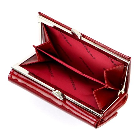 Portfel damski skórzany skóra naturalna Gregorio