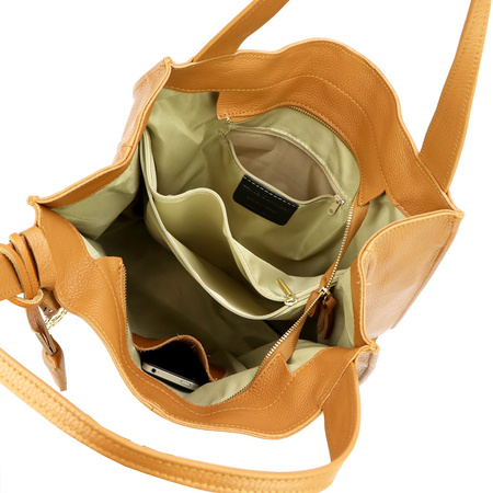 Torebka torebki skórzana skóra naturalna Gregorio damska