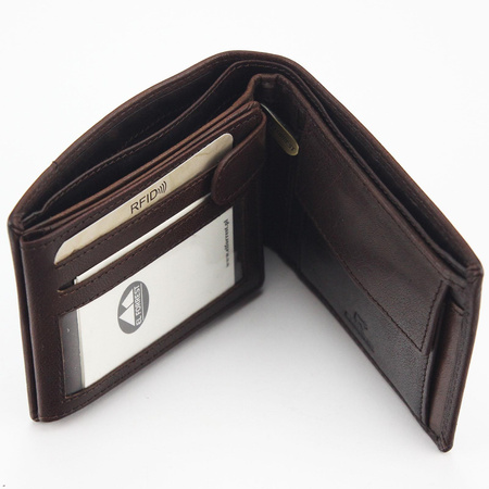 Portfel męski skórzany skóra naturalna El Forrest