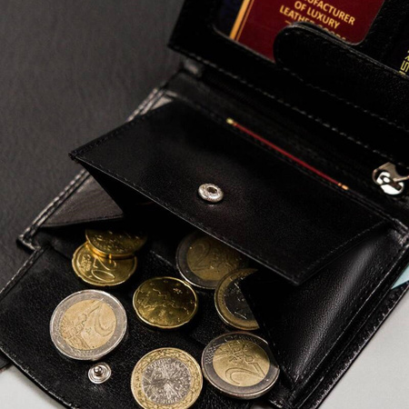 Portfel męski skórzany skóra naturalna  Peterson