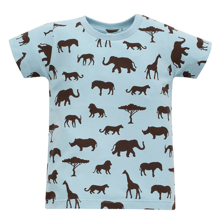 TSHIRT SAFARI niebieski,afryka 122