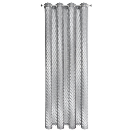 FIRANA GOTOWA AIDEN 140 X 250 CM SREBRNY