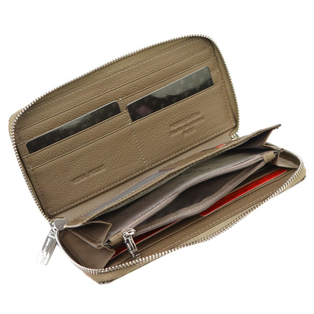 Portfel damski skórzany skóra naturalna Pierre Cardin