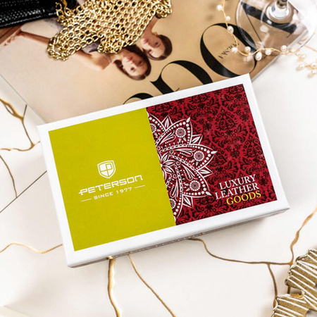 Portfel damski skórzany skóra naturalna  Peterson