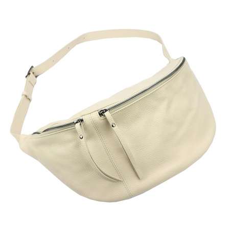 Torebka torebki skórzana saszetka nerka skóra naturalna Luka damska