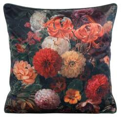 POSZEWKA VELVET 110 45 X 45 CM CIEMNOPOMARAŃCZOWY