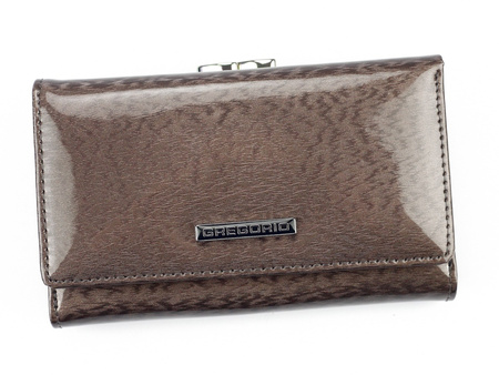 Portfel damski skórzany skóra naturalna Gregorio 