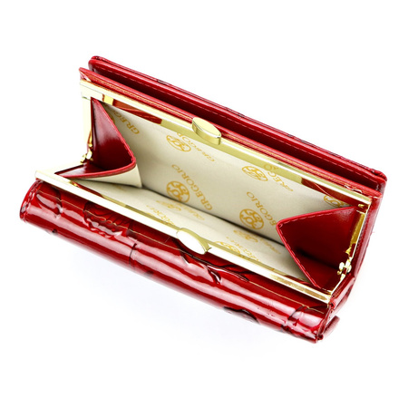 Portfel damski skóra naturalna skórzany Gregorio