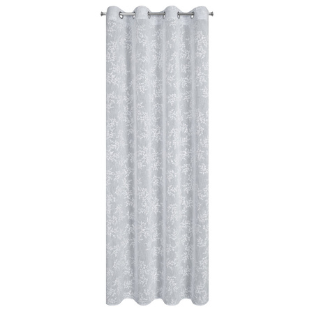 ZASŁONA GOTOWA AMBER 140 X 250 CM SZARY