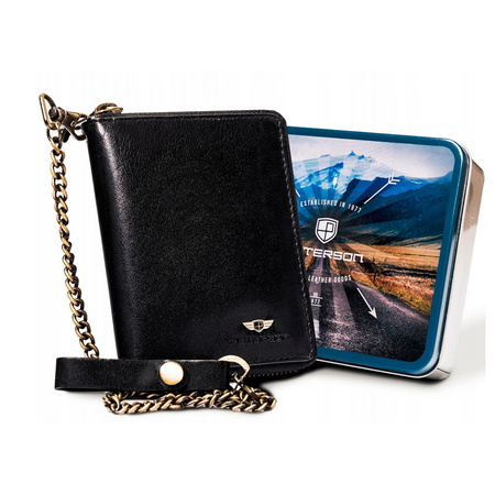 Portfel męski skórzany skóra naturalna  Peterson