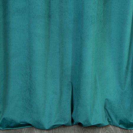 ZASŁONA GOTOWA HAZEL 140 X 250 CM TURKUSOWY