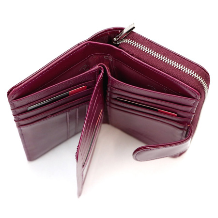 Portfel damski skóra naturalna + skóra ekologiczna Pierre Cardin