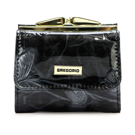 Portfel damski skórzany skóra naturalna Gregorio