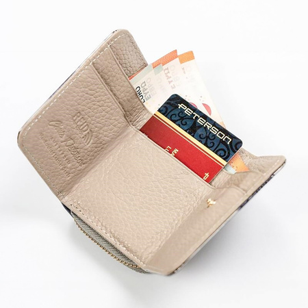 Portfel damski skóra naturalna skórzany Peterson 