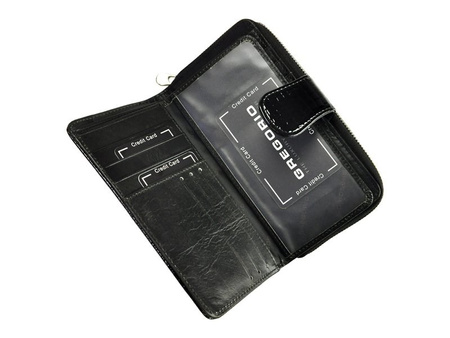 Portfel damski skórzany skóra naturalna Gregorio