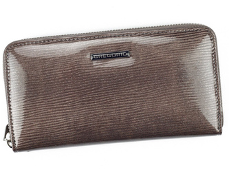 Portfel damski skórzany skóra naturalna Gregorio