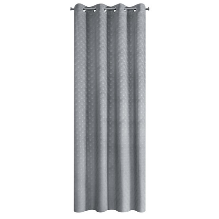 ZASŁONA GOTOWA JULIA 140 X 250 CM STALOWY