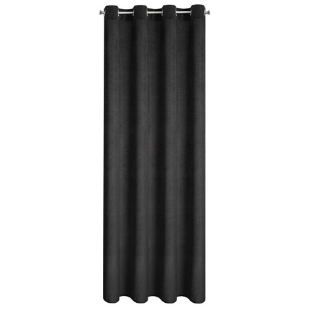 ZASŁONA GOTOWA ELIZA 140 X 250 CM CZARNY