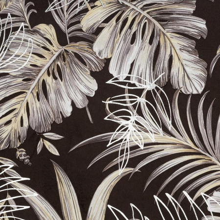 ZASŁONA GOTOWA RODOS NA TAŚMIE 140 X 270 CM CIEMNOBRĄZOWY