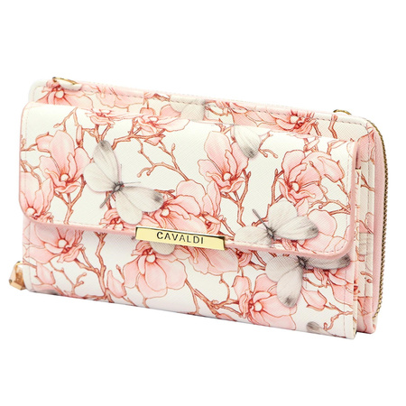 Portfel damski skórzany skóra ekologiczna Cavaldi