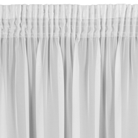 FIRANA GOTOWA ARLETA NA TAŚMIE 135 X 270 CM BIAŁY