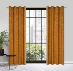 ZASŁONA GOTOWA OCTAVIA 140 X 250 CM MIODOWY