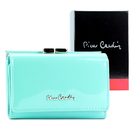 Portfel damski skóra naturalna + skóra ekologiczna Pierre Cardin