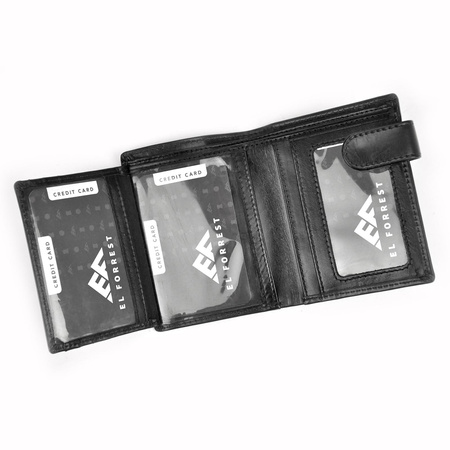 Portfel męski skórzany skóra naturalna El Forrest 
