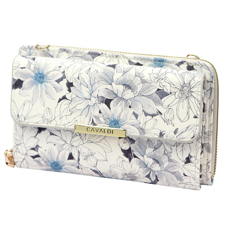 Portfel damski skórzany skóra ekologiczna Cavaldi